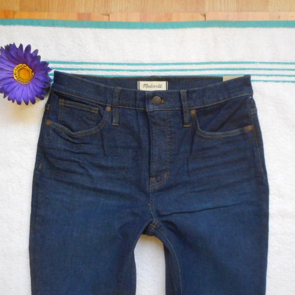 🌸SOLD🌸 New MADEWELL JEANS Size 30 Dark Mid Rise Skinny Denim - Picture 8 of 13